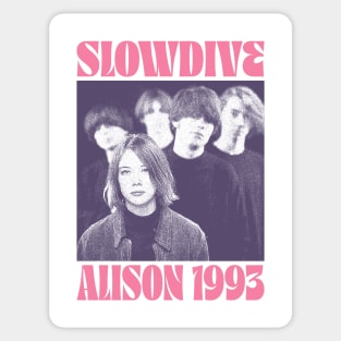 Slowdive - Alison 93 Fanmade Sticker